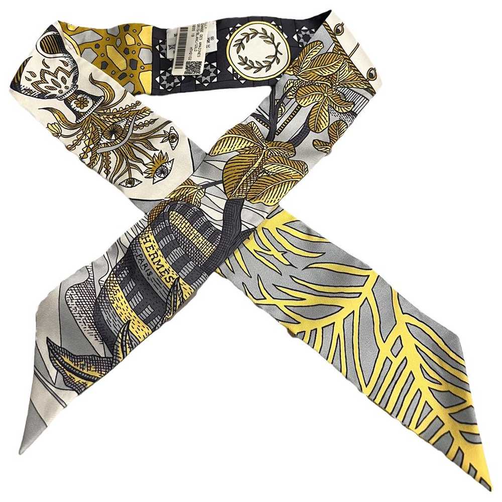 Hermès Twilly 86 silk scarf - image 1