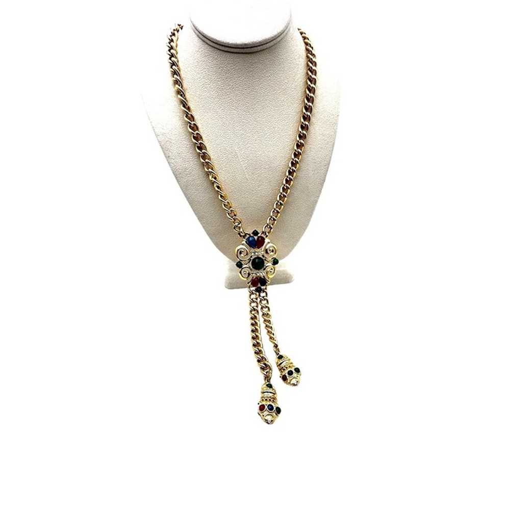 Vintage Trifari Womens Necklace Jewels of India R… - image 4