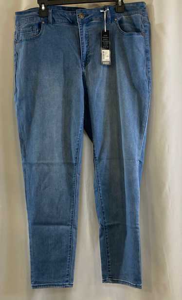 NWT Avenue 1432 Denim Womens Blue High Rise Stretc