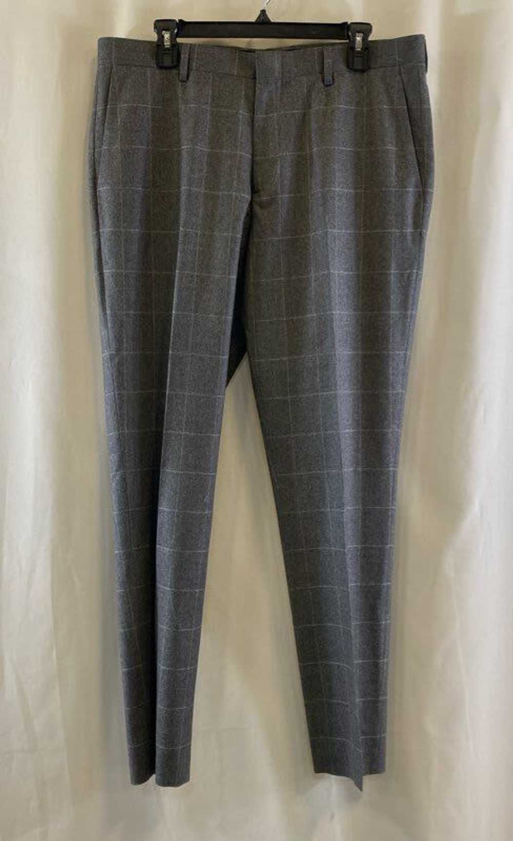 NWT J.CREW Mens Gray Check Wool Ludlow Slim Fit F… - image 1