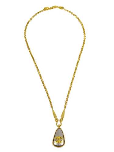 CHANEL Pre-Owned 1997 CC pendant necklace - Gold - image 1