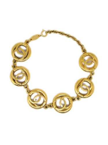 CHANEL Pre-Owned 1982 CC chain bracelet - Gold - image 1