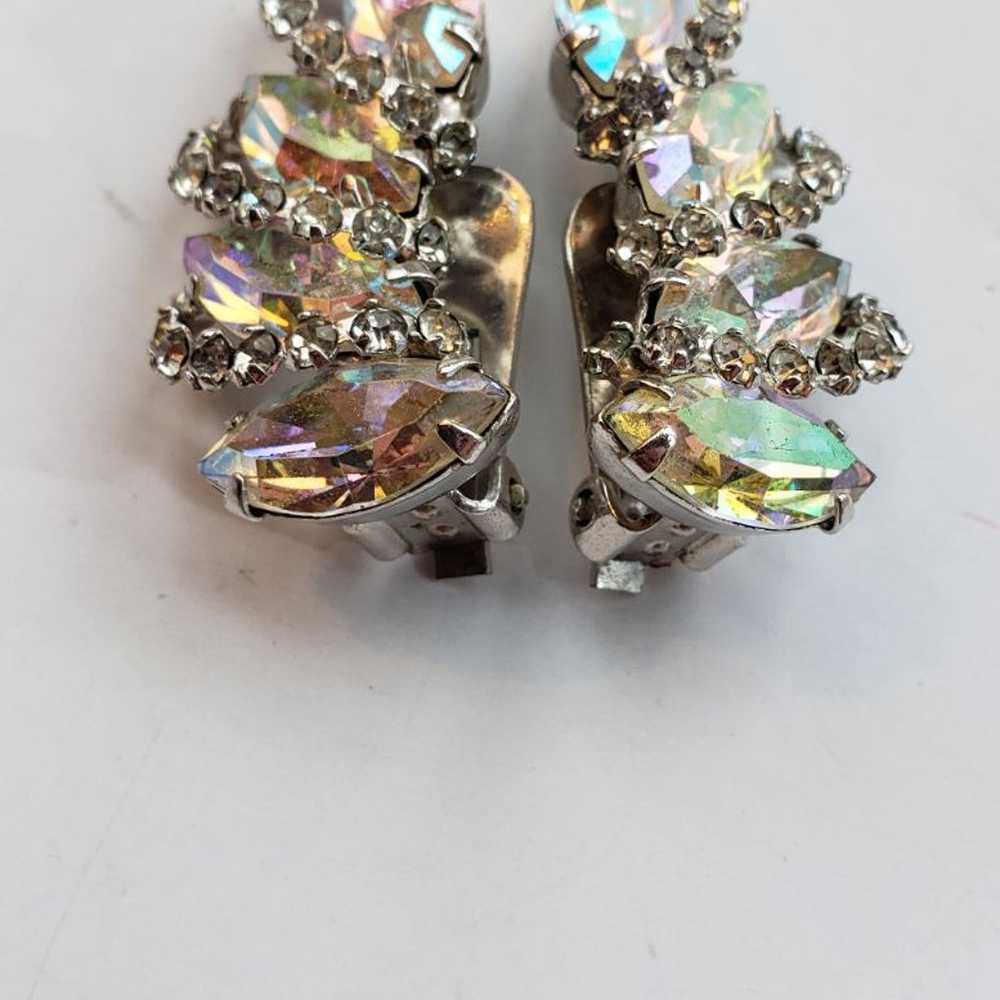 Vintage Weiss Art Deco Glam Earrings - image 1