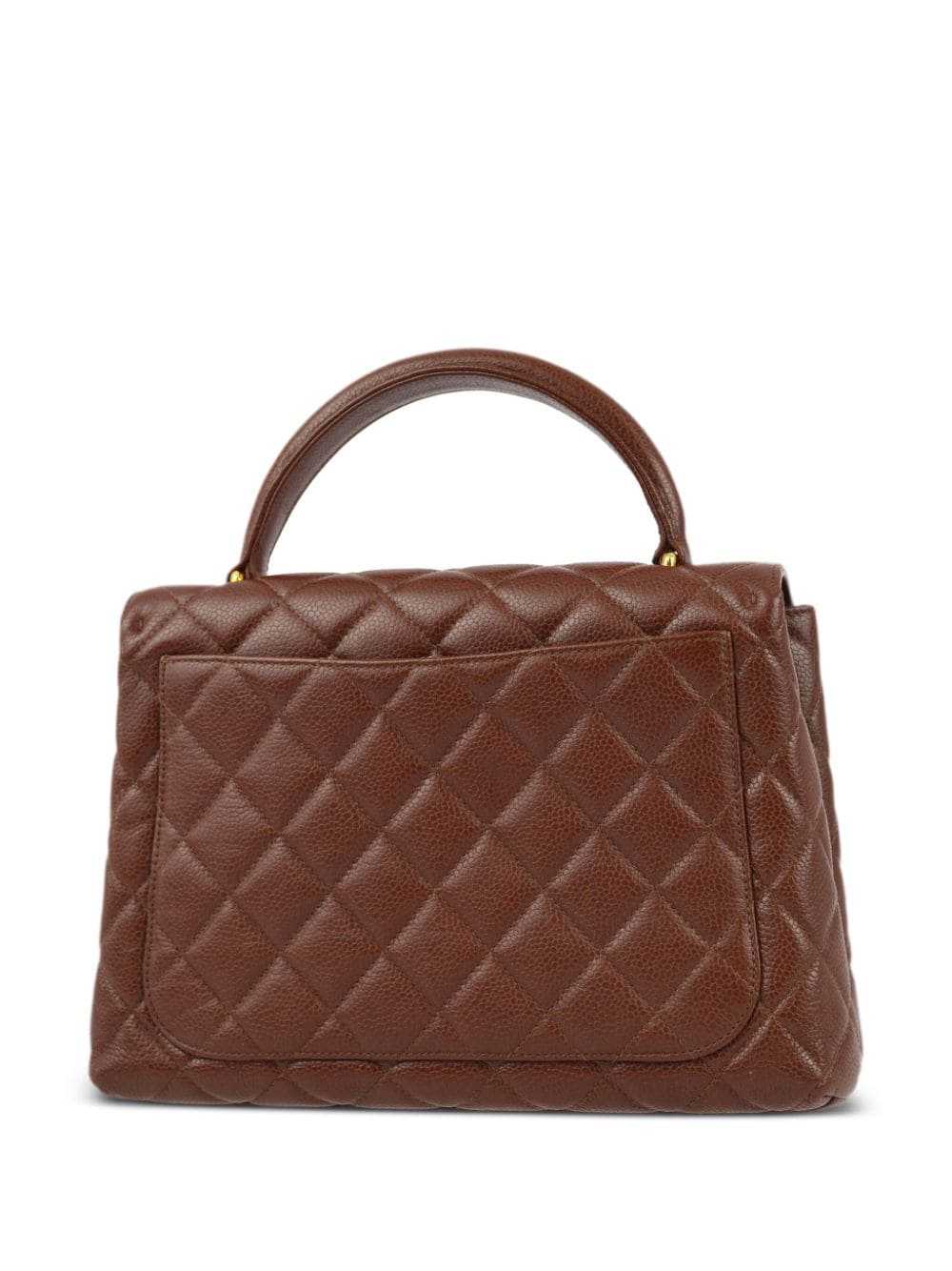 CHANEL Pre-Owned 1997 Kelly top-handle bag - Brown - image 2