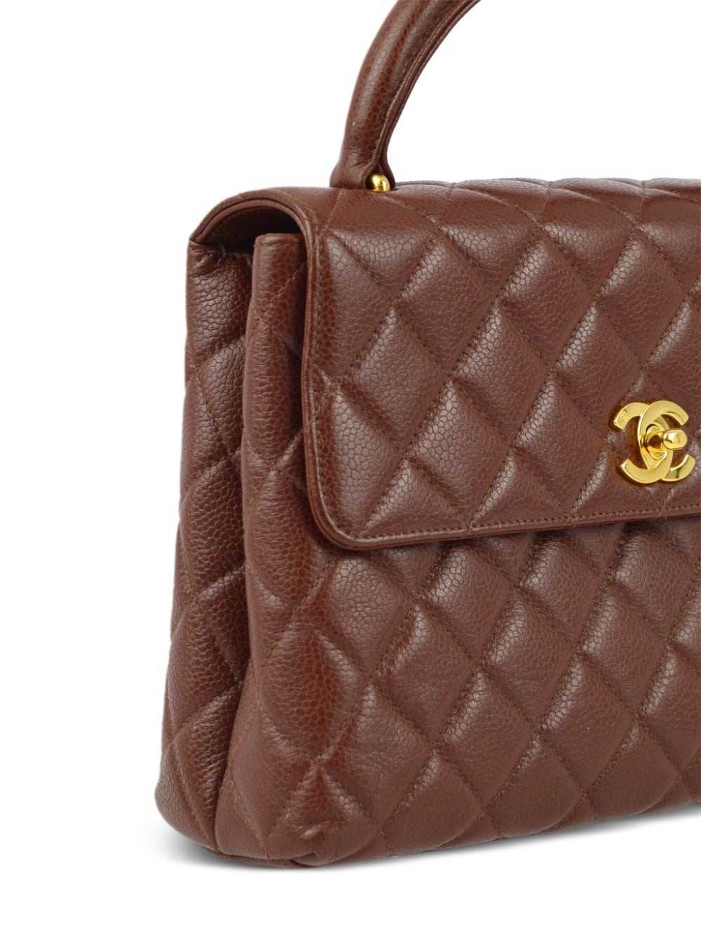 CHANEL Pre-Owned 1997 Kelly top-handle bag - Brown - image 3