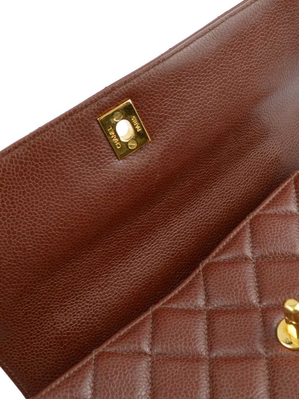 CHANEL Pre-Owned 1997 Kelly top-handle bag - Brown - image 5