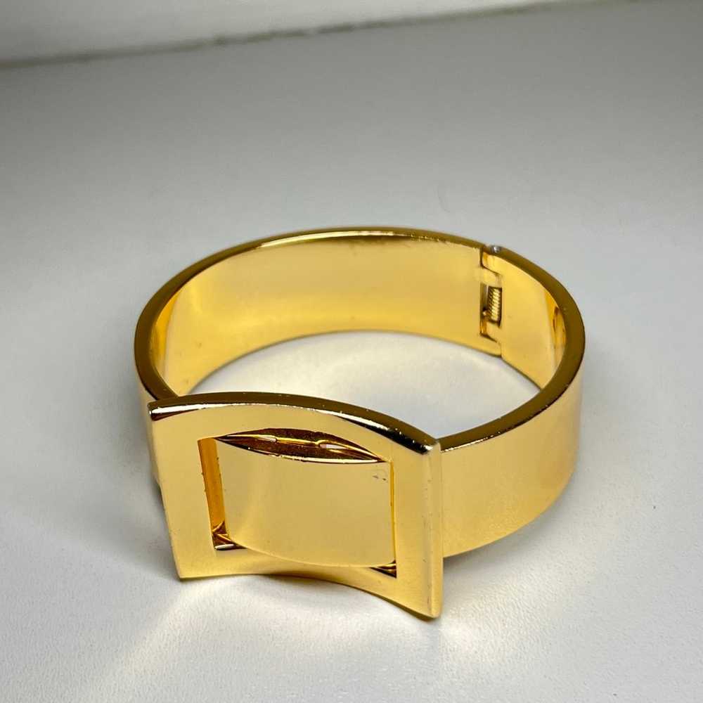 Vintage Lanvin Paris Gold Tone  Bracelet - image 1