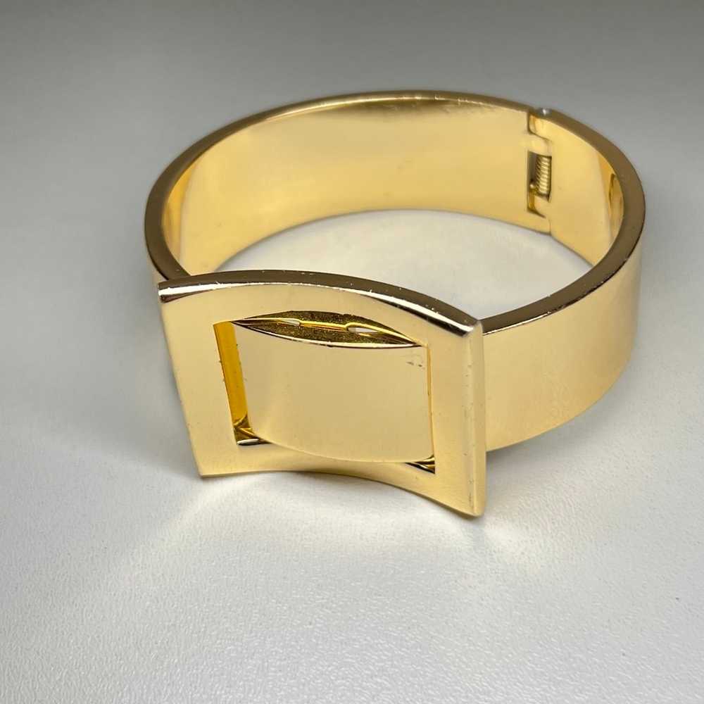 Vintage Lanvin Paris Gold Tone  Bracelet - image 2