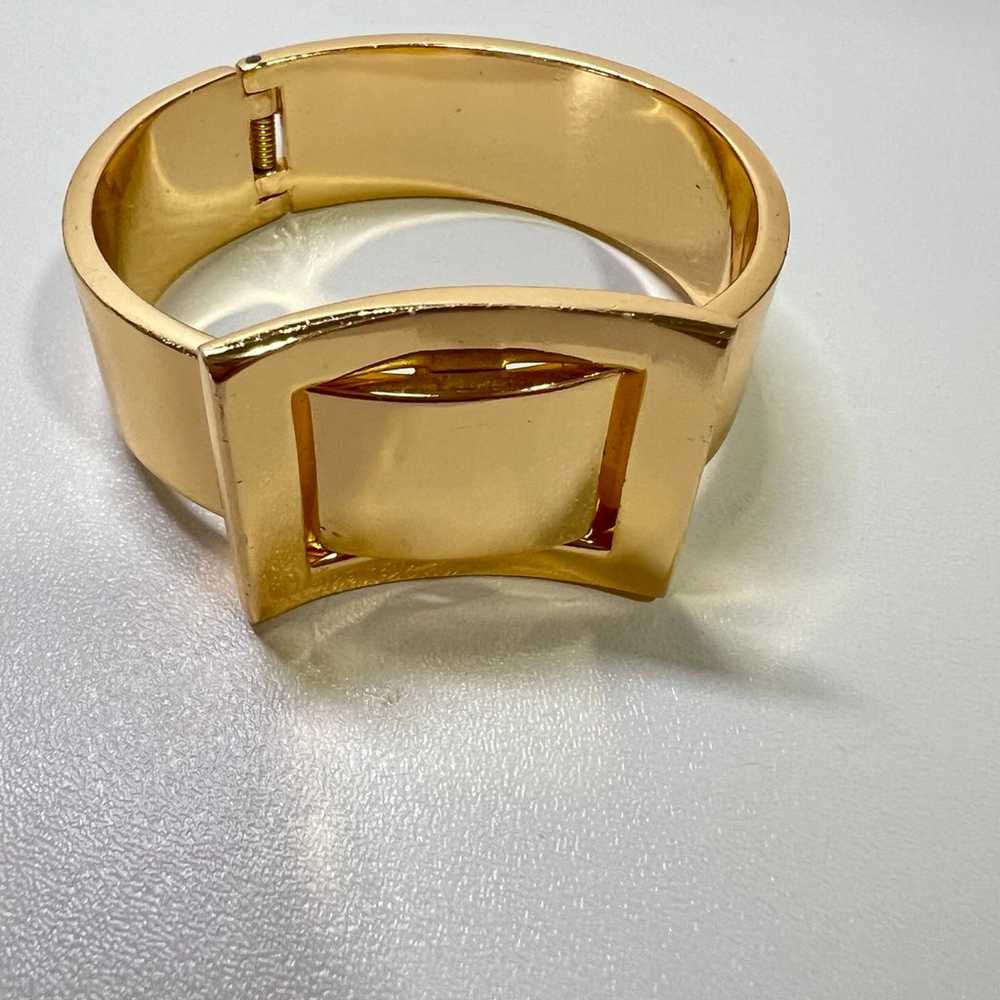 Vintage Lanvin Paris Gold Tone  Bracelet - image 7