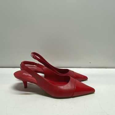 Michael Kors Pointed Toe Slingback Heels Red 7.5 - image 1