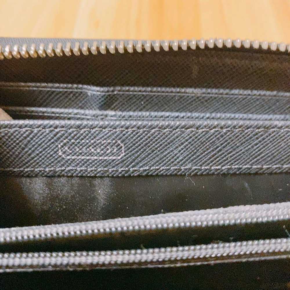 coach, coach, long wallet, signature, black - image 6