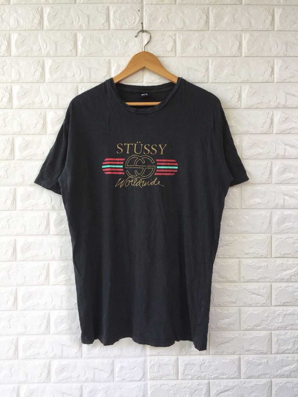 Streetwear × Stussy Stussy Gucci Worldwide Big Lo… - image 1