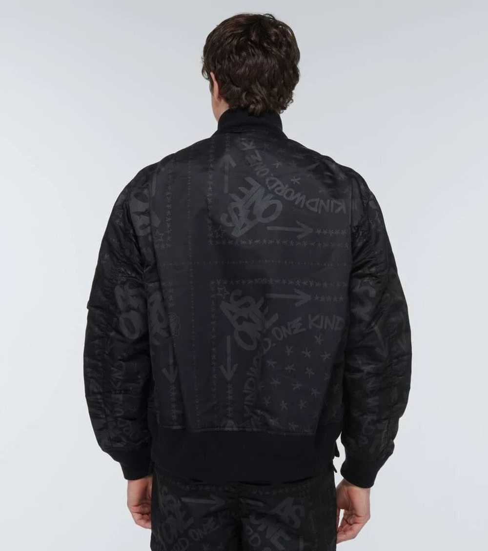 Sacai o1mris0824 Print Blouson in Black - image 5