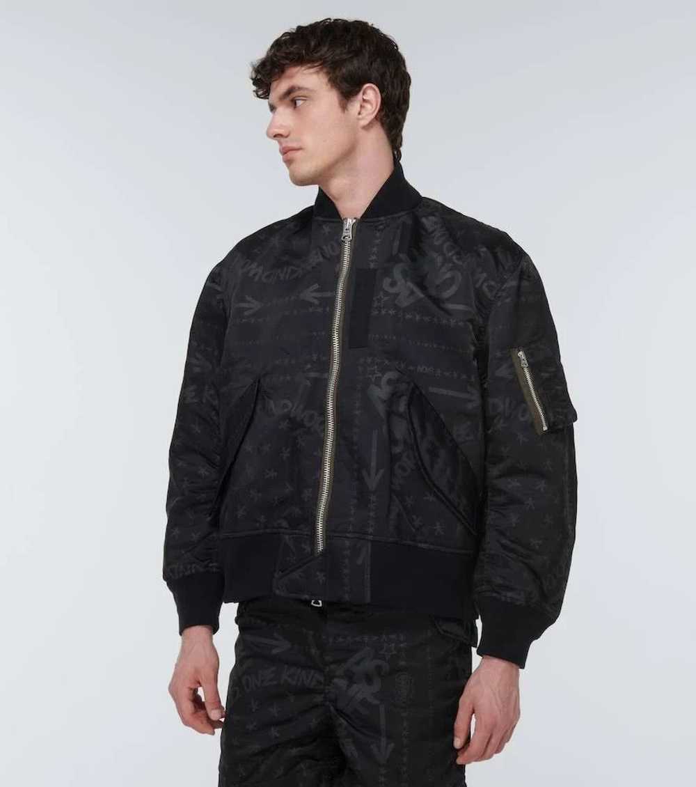 Sacai o1mris0824 Print Blouson in Black - image 7