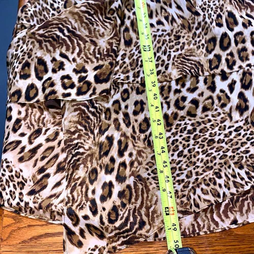 Vintage Another Thyme Leopard Print 80s/90s Slip … - image 11