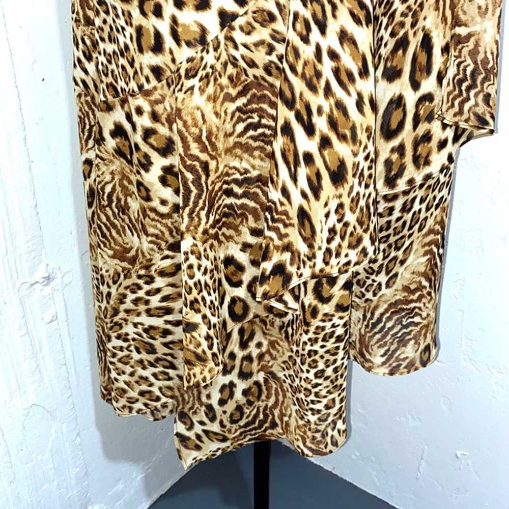 Vintage Another Thyme Leopard Print 80s/90s Slip … - image 4