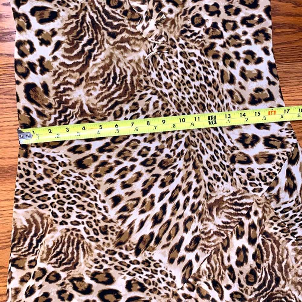 Vintage Another Thyme Leopard Print 80s/90s Slip … - image 9