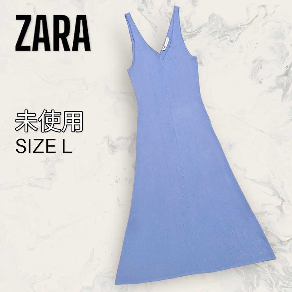 【Unused】ZARA Ribbed Long Dress One-piece - image 1