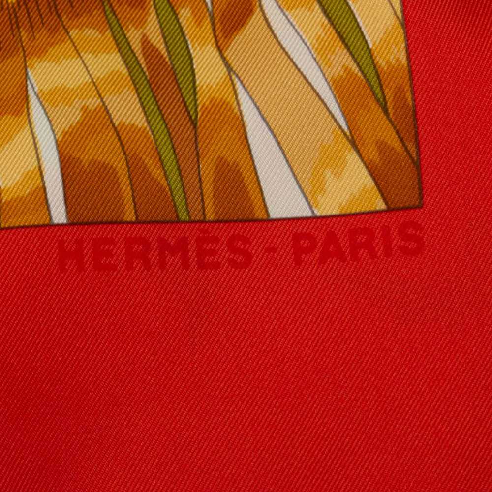 Hermes Hermes Carre 90 Flower Sunflower Print Sca… - image 3