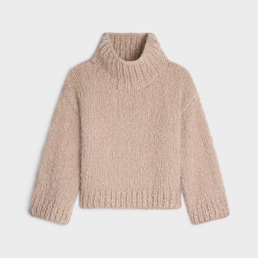 Celine o1bcso1str0824 High Neck Sweater In Cashme… - image 1