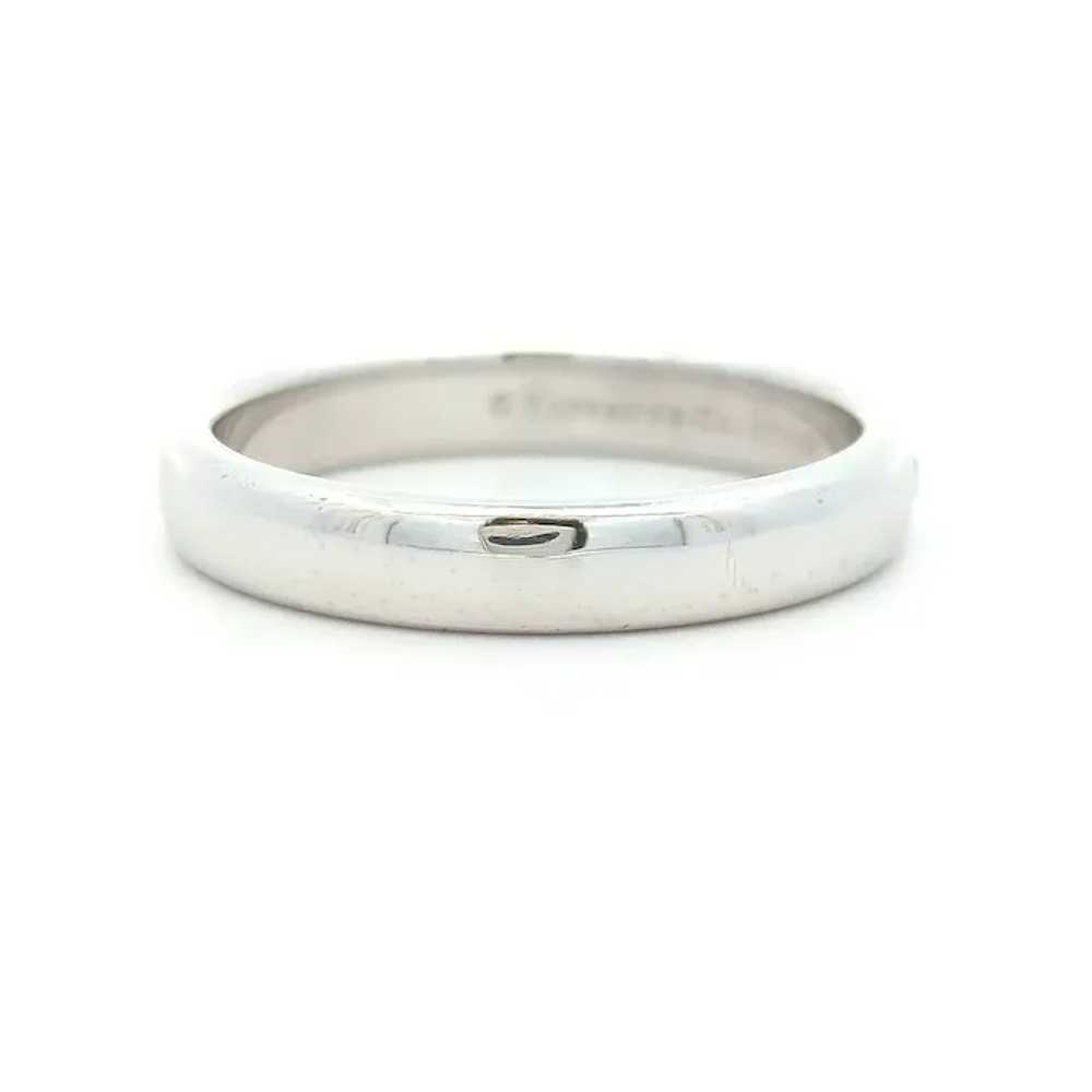 Estate Tiffany & Co / Lucida Platinum Diamond Band - image 3