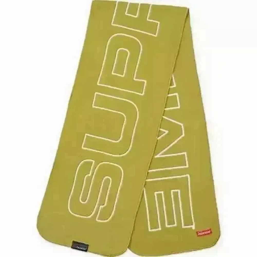 Supreme Supreme 17F/W Polartec Logo Scarf Sulphur… - image 1