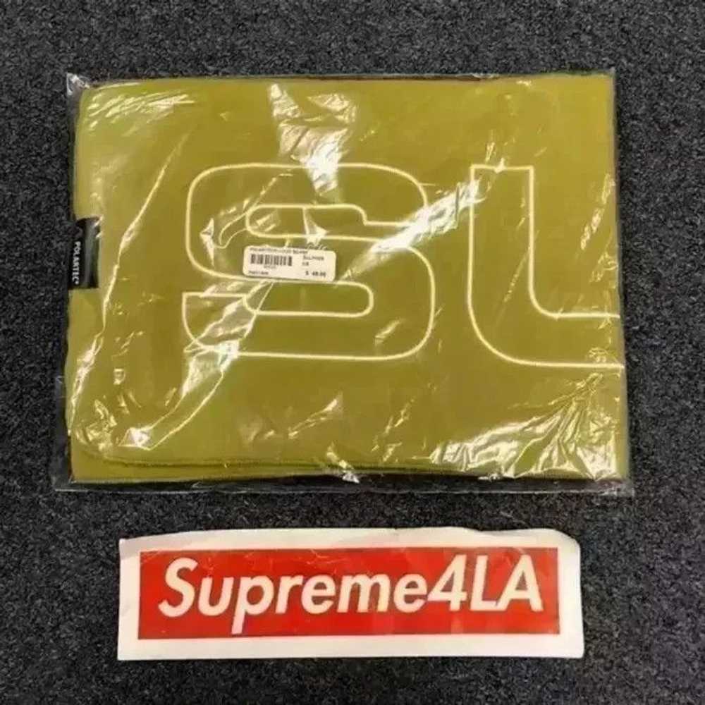 Supreme Supreme 17F/W Polartec Logo Scarf Sulphur… - image 3