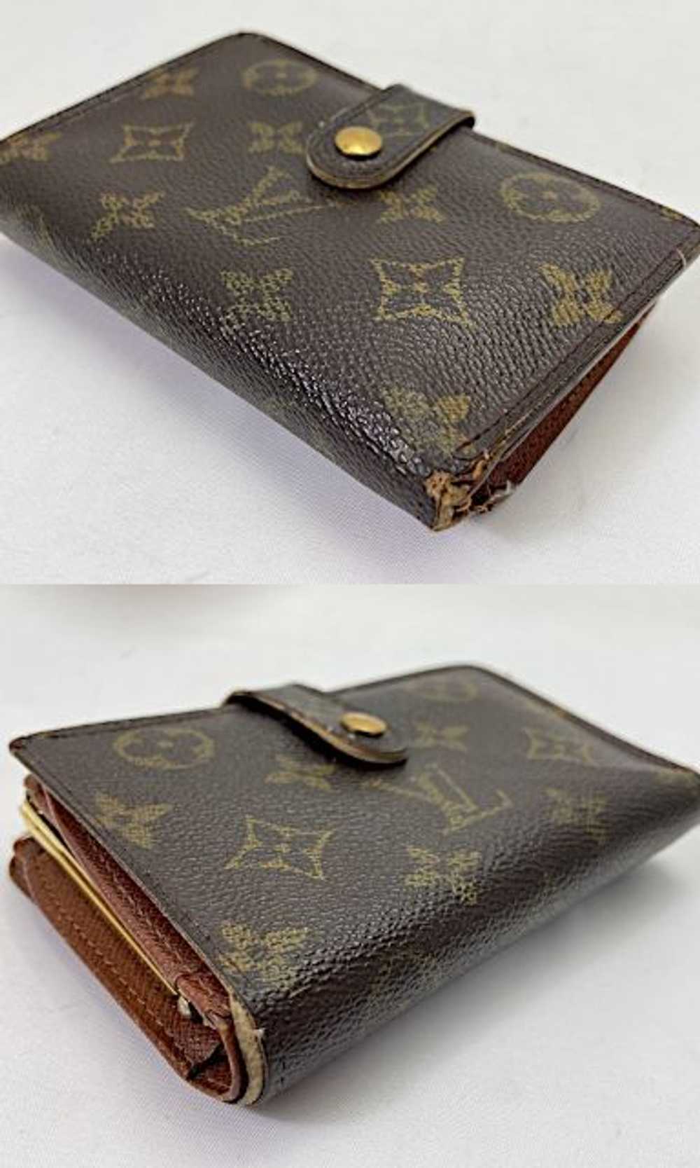 Auth Louis Vuitton purse wallet Used leather japa… - image 2