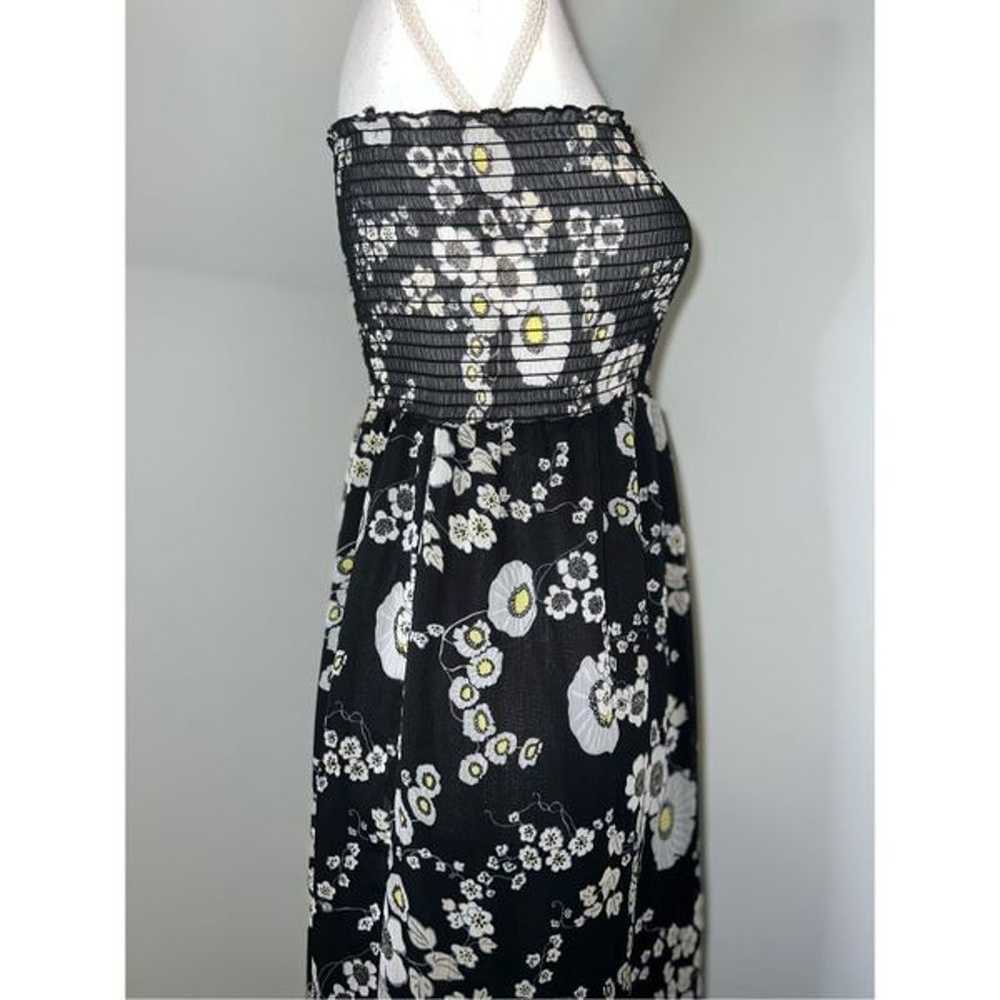 Vintage y2k Vertigo Paris Daisy Floral Maxi Tube … - image 2