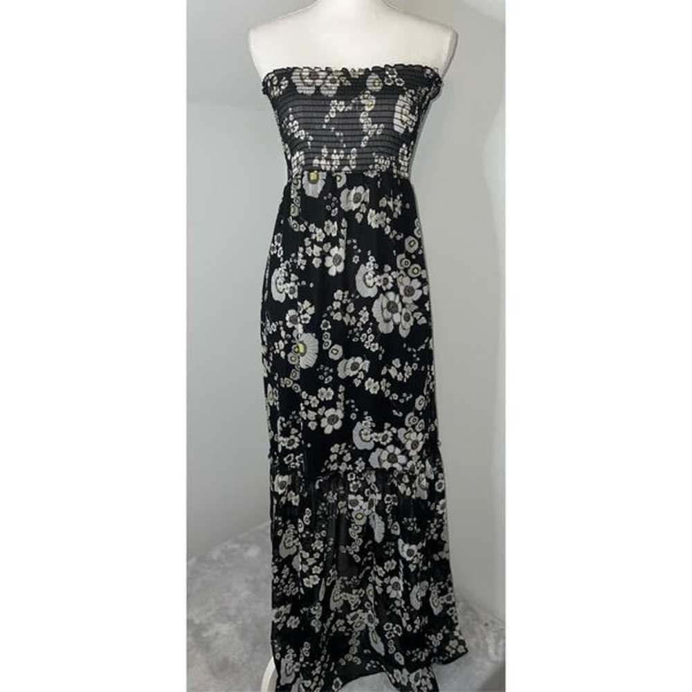 Vintage y2k Vertigo Paris Daisy Floral Maxi Tube … - image 3