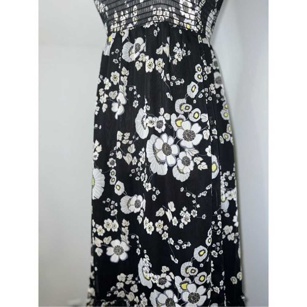 Vintage y2k Vertigo Paris Daisy Floral Maxi Tube … - image 4