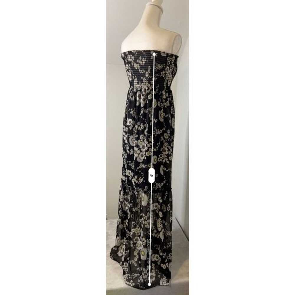 Vintage y2k Vertigo Paris Daisy Floral Maxi Tube … - image 5