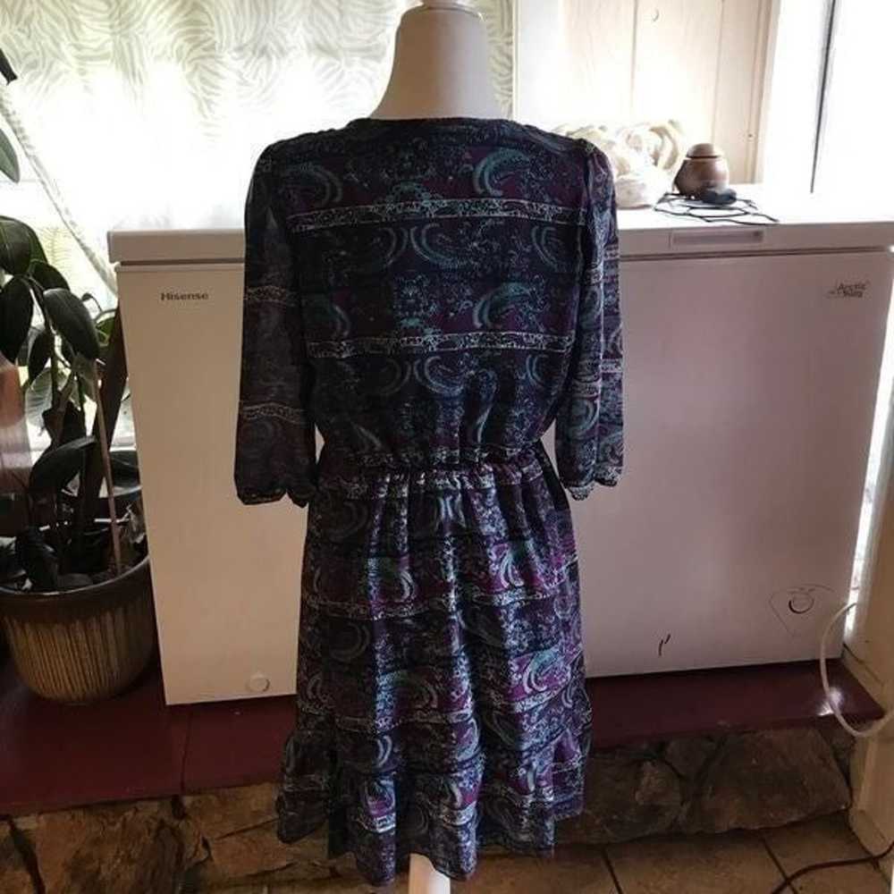 Maurice’s paisley boho vintage vibes western dress - image 2