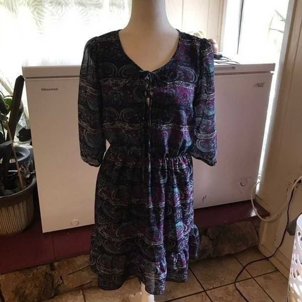 Maurice’s paisley boho vintage vibes western dress - image 3