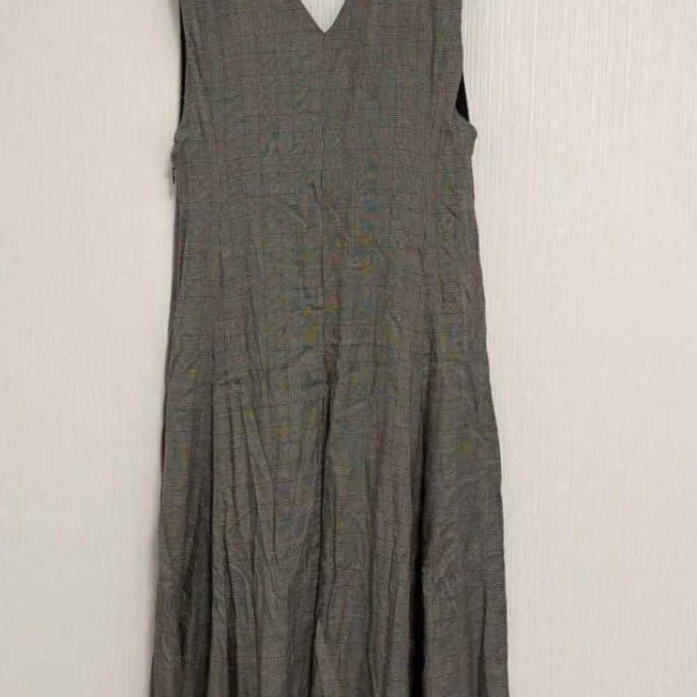 Long one-piece dress, maxi, sleeveless, flared, g… - image 6