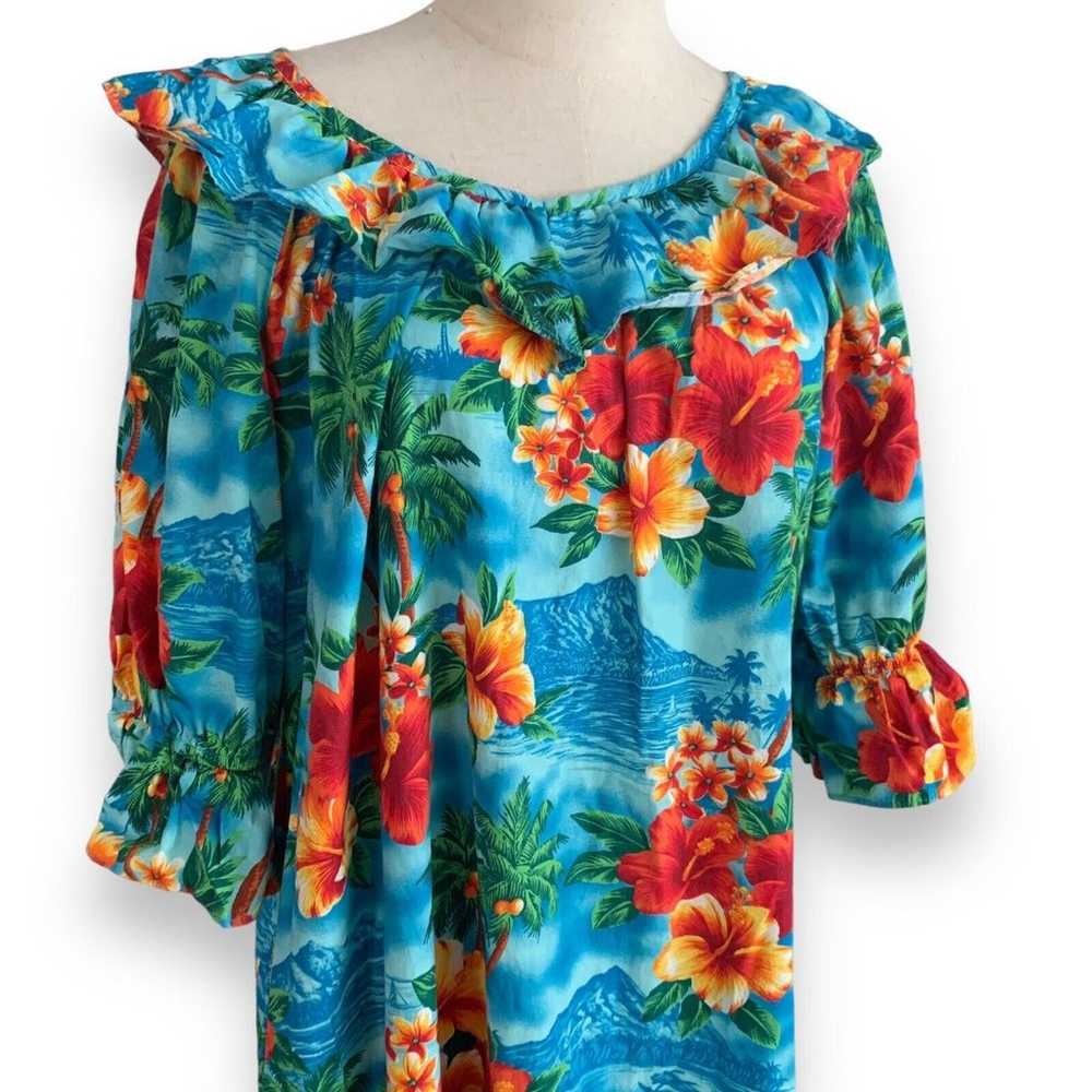 Hilo Hattie Hawaiian Vintage Maxi Dress - image 2