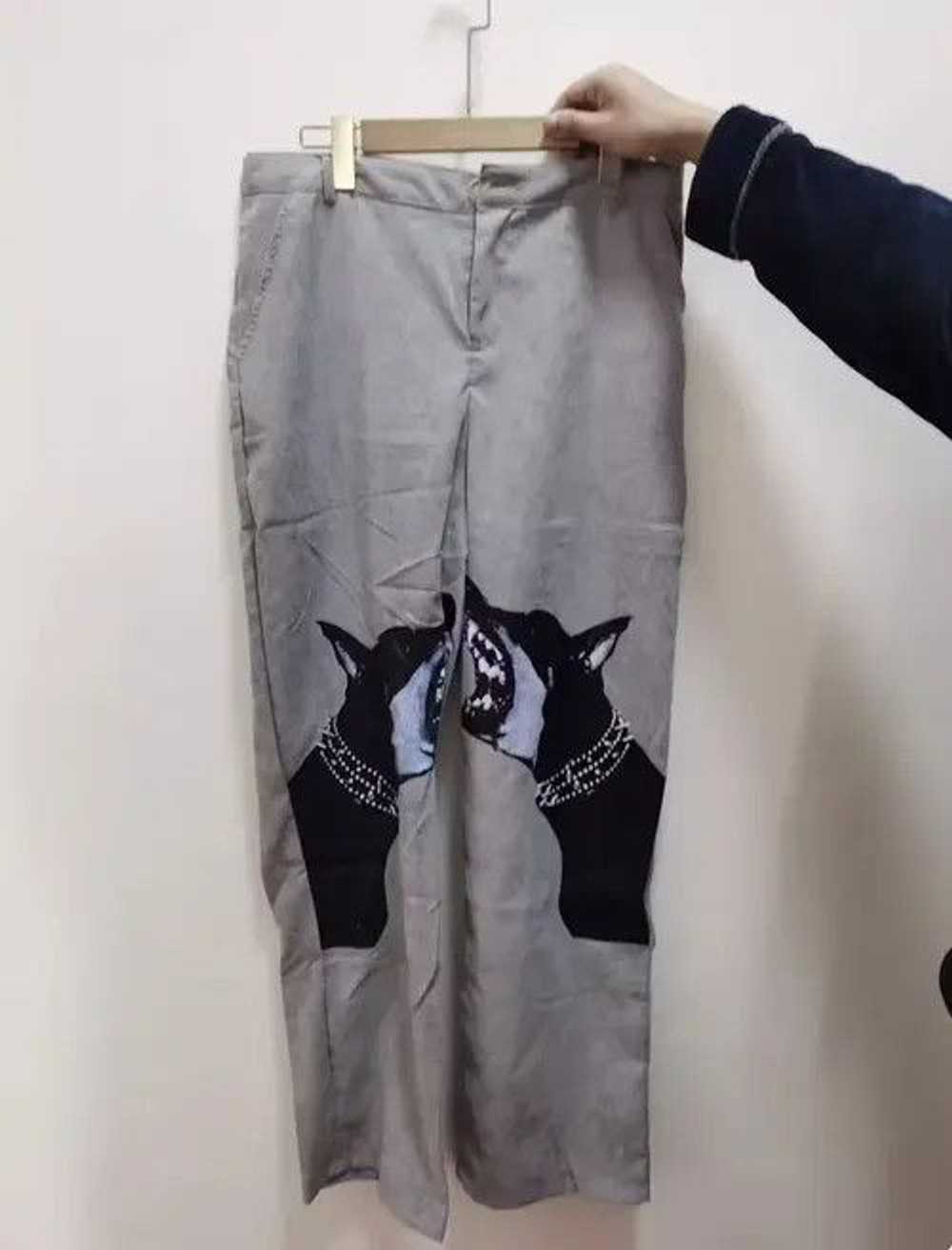 Japanese Brand × Vintage Japanese dogs print pants - image 2