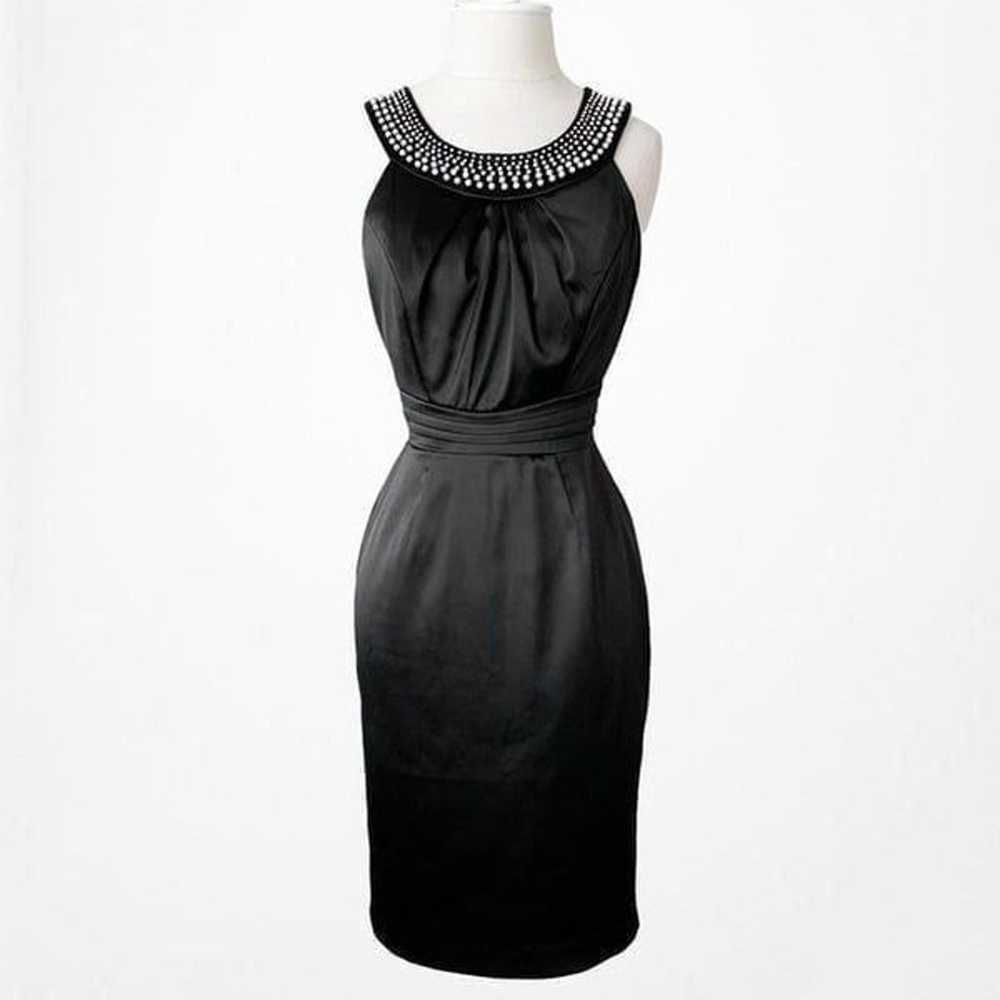 White House Black Market Satin Halter Knee Length… - image 4