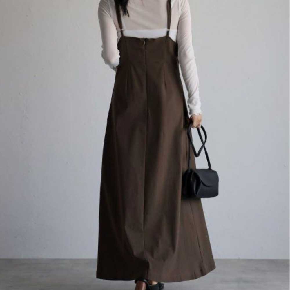 Sakishima Tokyo Slit Cami One-Piece Brown M - image 3