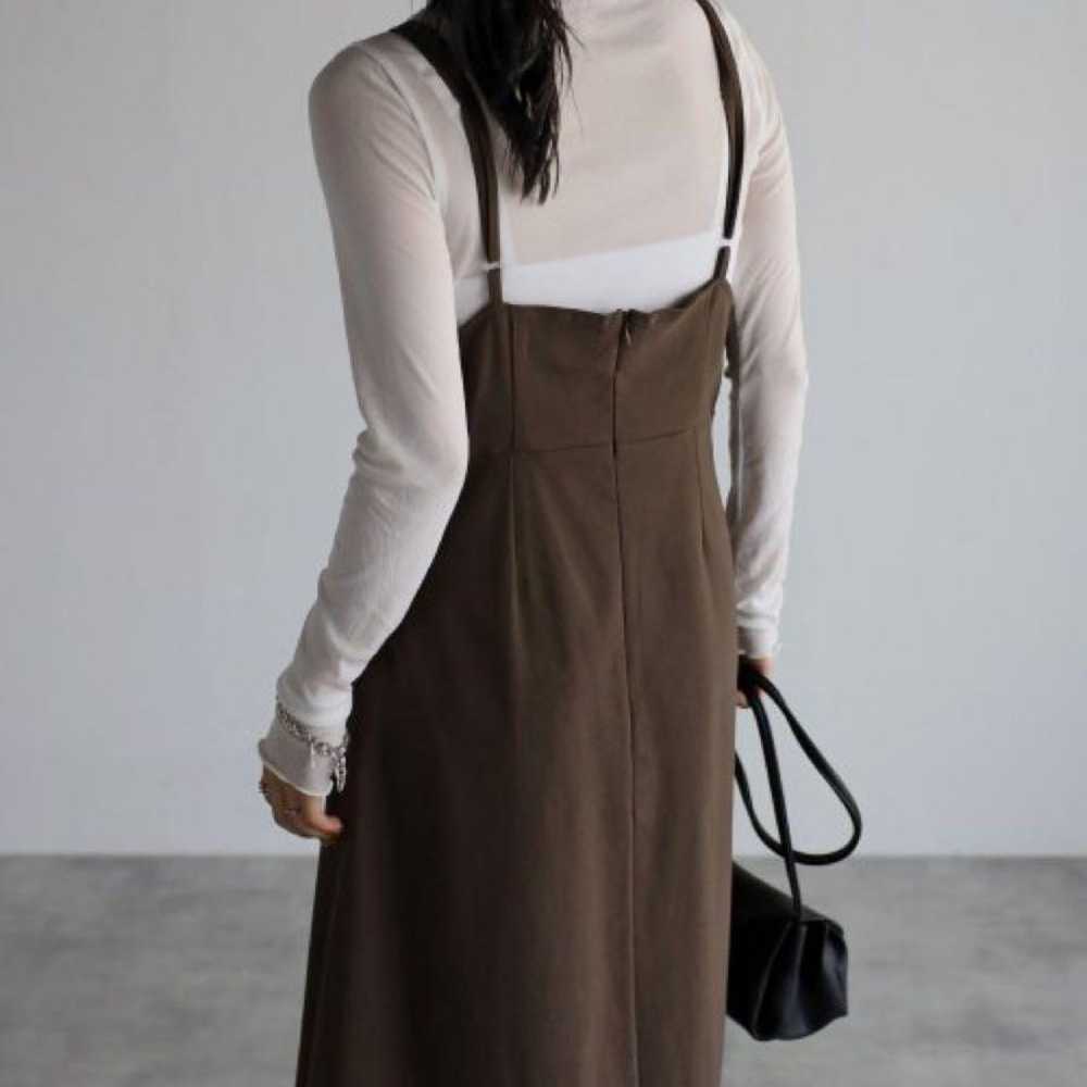 Sakishima Tokyo Slit Cami One-Piece Brown M - image 7