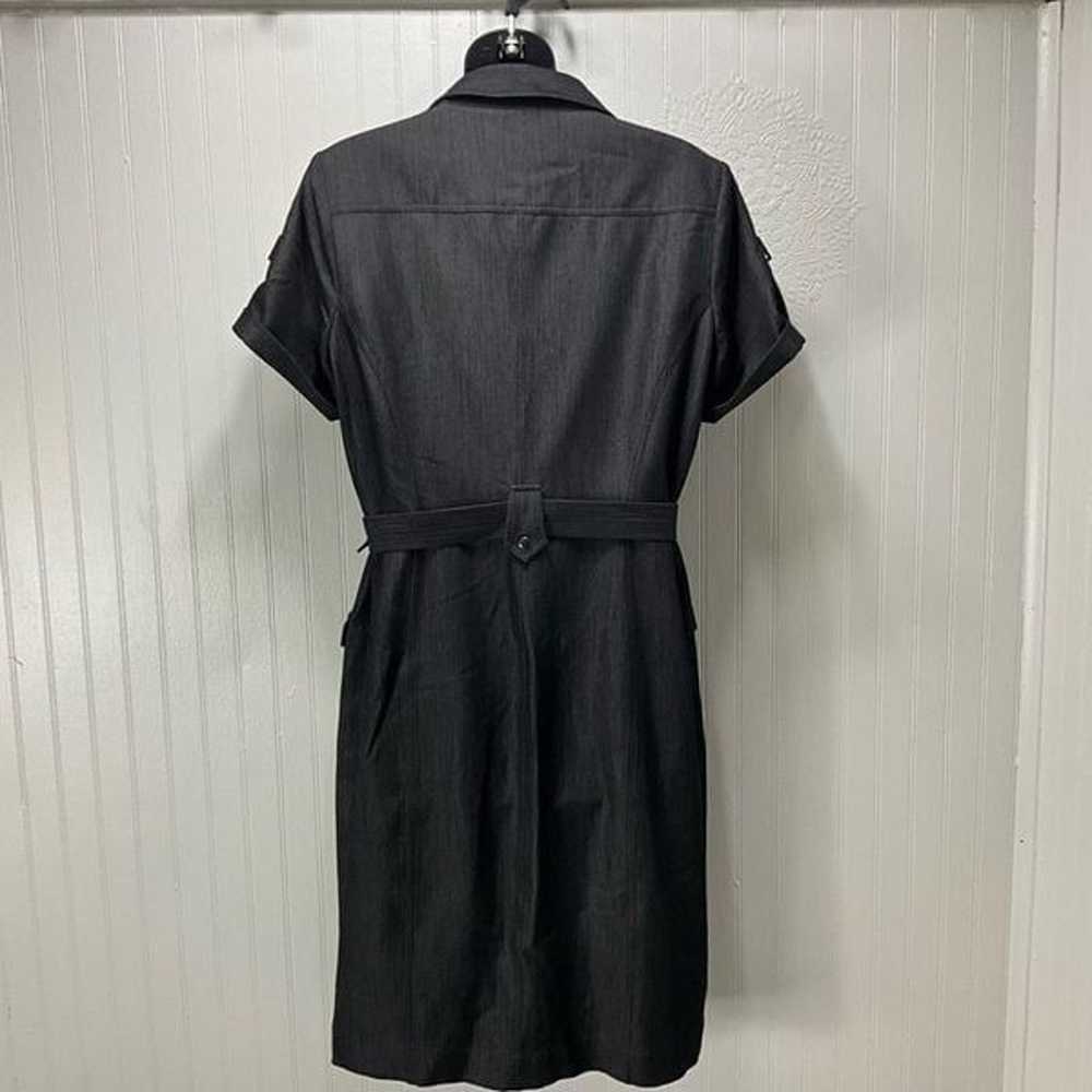 CALVIN KLEIN Short Sleeve Belted Dress - image 3