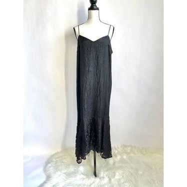 Vtg 80s A La Carte Lingerie Satin Dress - image 1