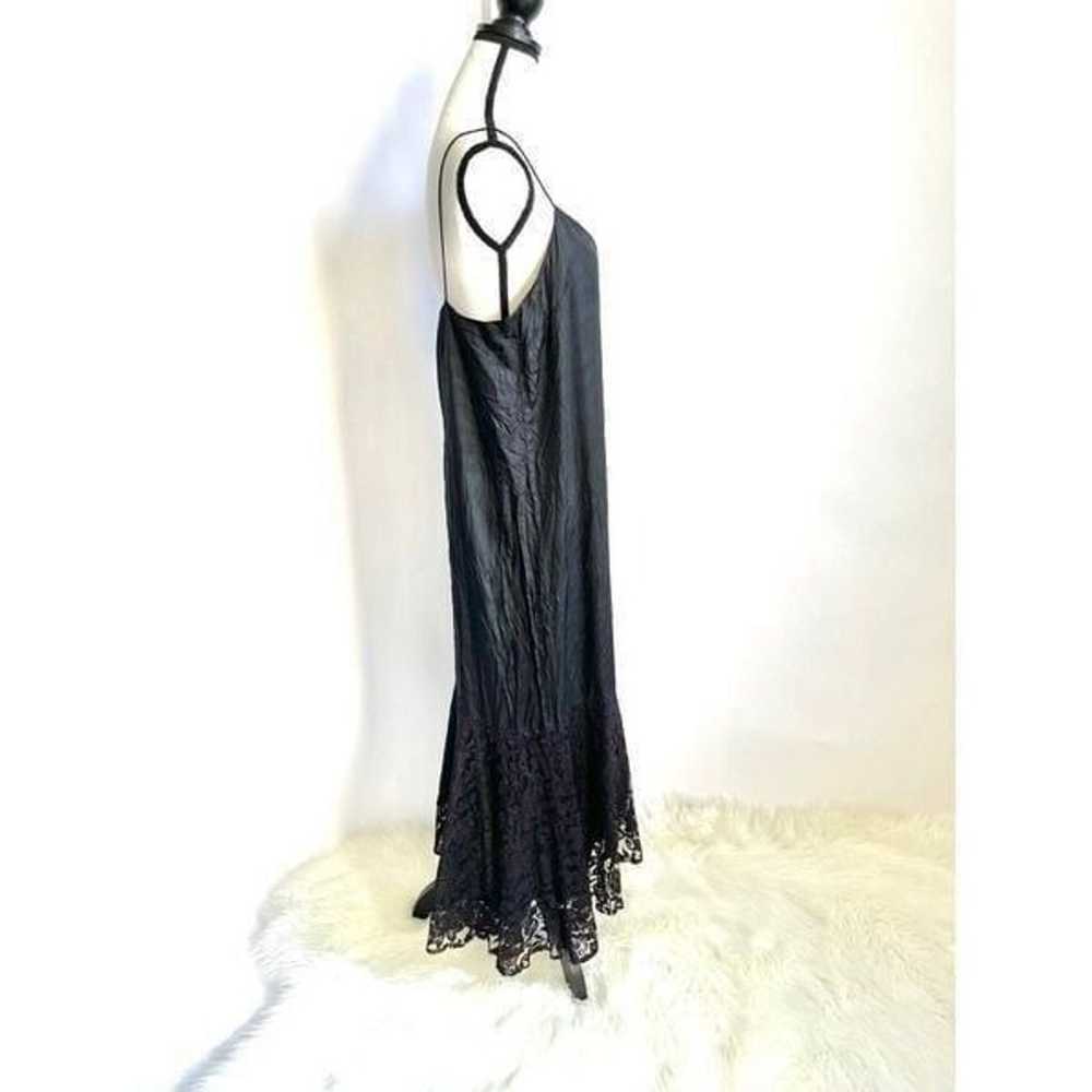 Vtg 80s A La Carte Lingerie Satin Dress - image 4