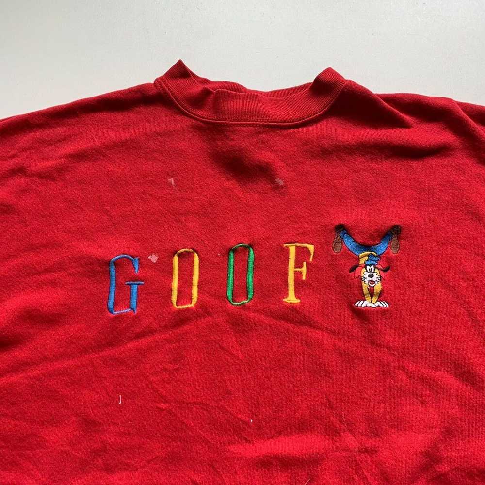 Disney × Vintage Vintage 1990s Goofy Embroidered … - image 2