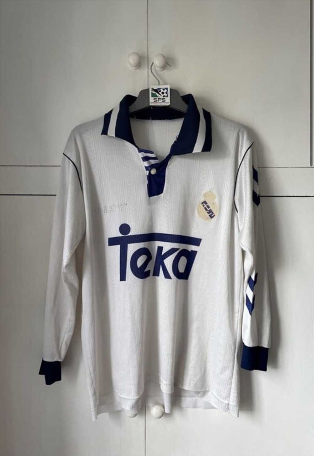 1992-93 Real Madrid Home L/S Shirt - image 2