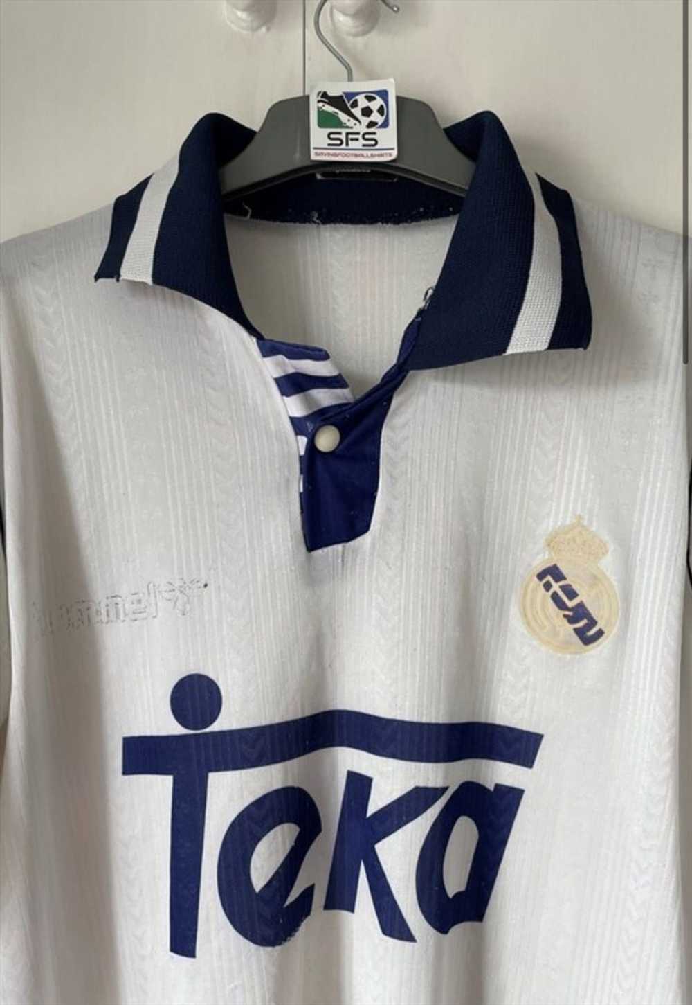 1992-93 Real Madrid Home L/S Shirt - image 3