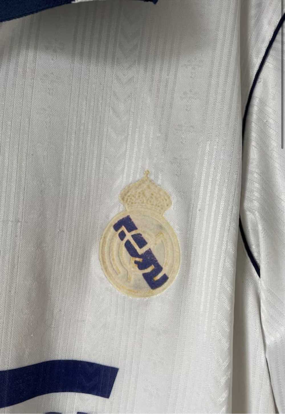 1992-93 Real Madrid Home L/S Shirt - image 4