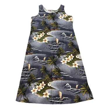 Vintage Hilo Hattie Tropical Hawaiian Print Sleev… - image 1