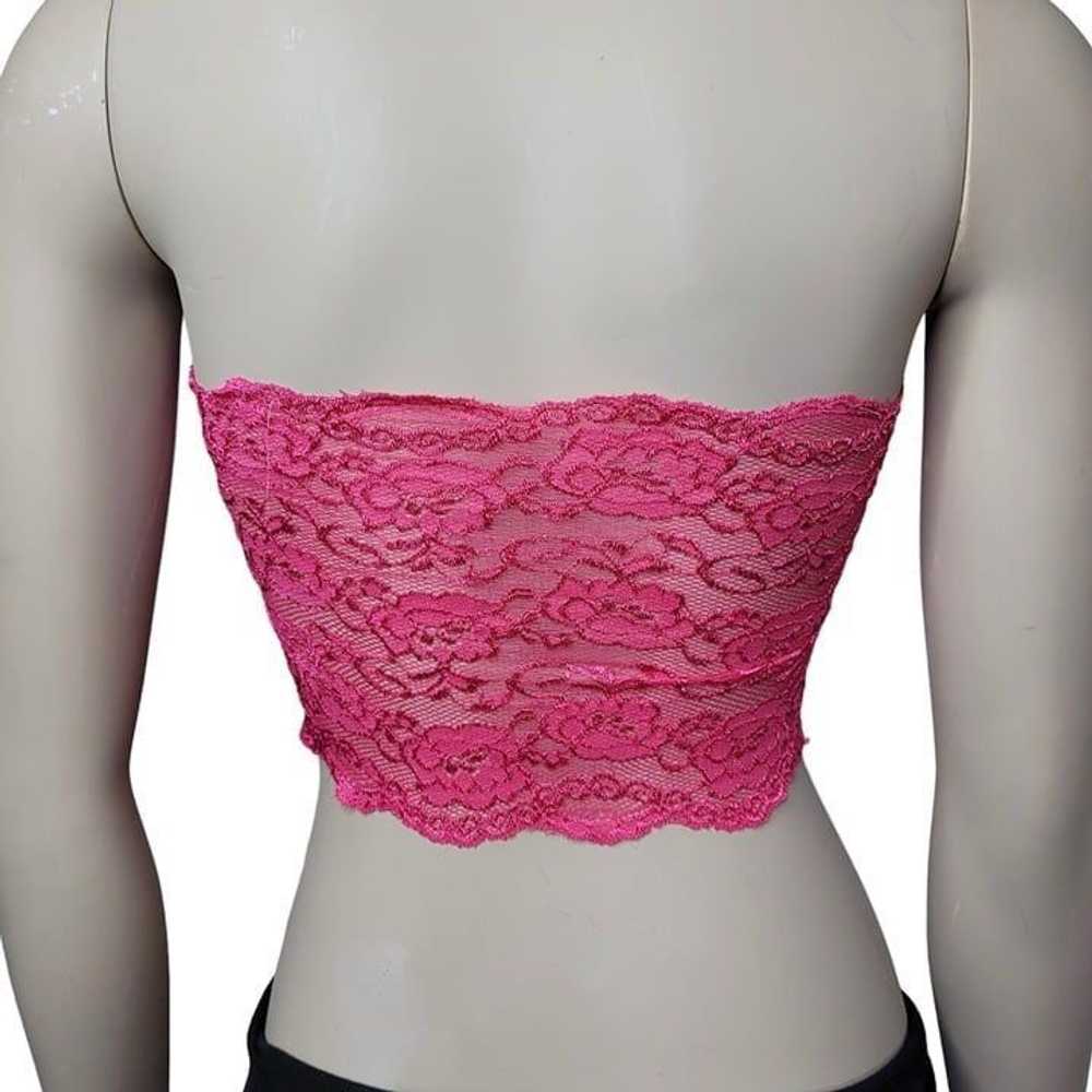 Other Set of 2 Pink and Coral Floral Lace Straple… - image 4