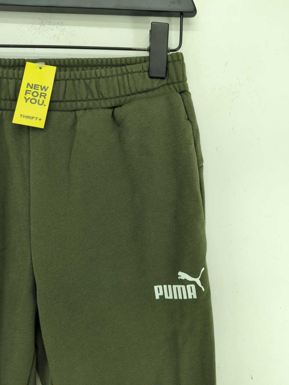 Puma Men's Sports Bottoms S Green Cotton with Pol… - image 4